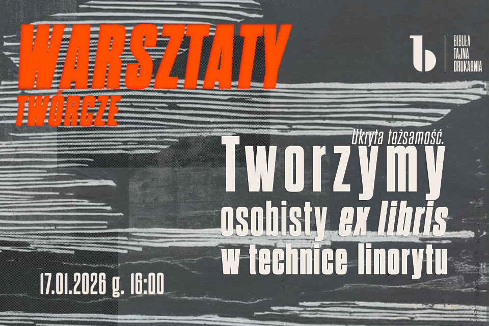 Warsztaty twórcze „Ukryta tożsamość. Tworzymy osobisty ex libris w technice linorytu”