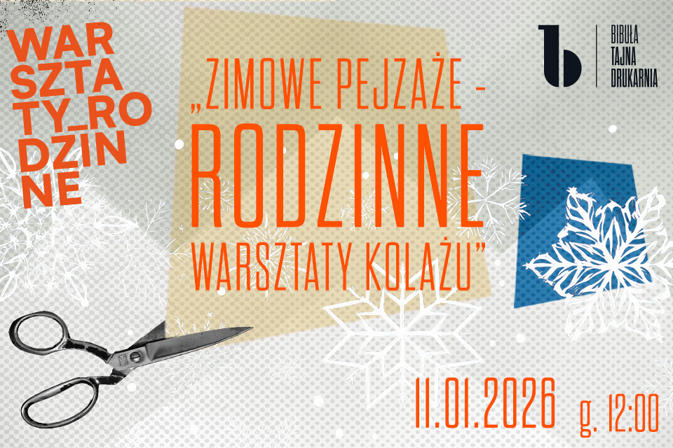 Warsztaty rodzinne „Zimowe pejzaże – rodzinne warsztaty kolażu”